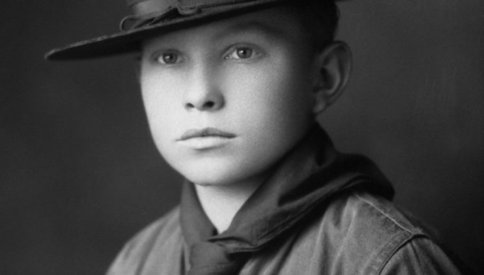 L. Ron Hubbard boy scout