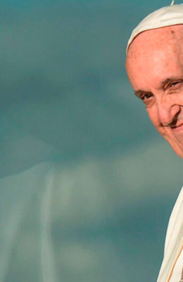 Pope Francis, in his visit to Colombia
