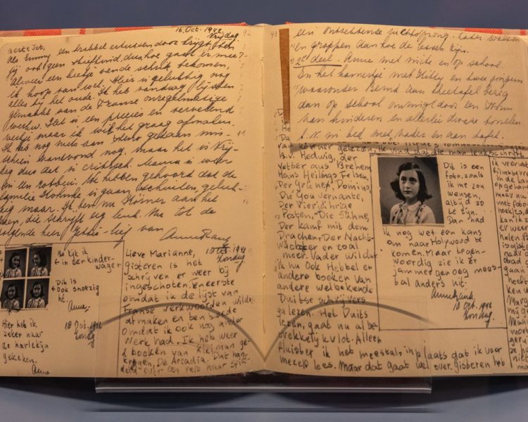 Anne Frank Diary, St Nicholas Church, Kiel, Germany